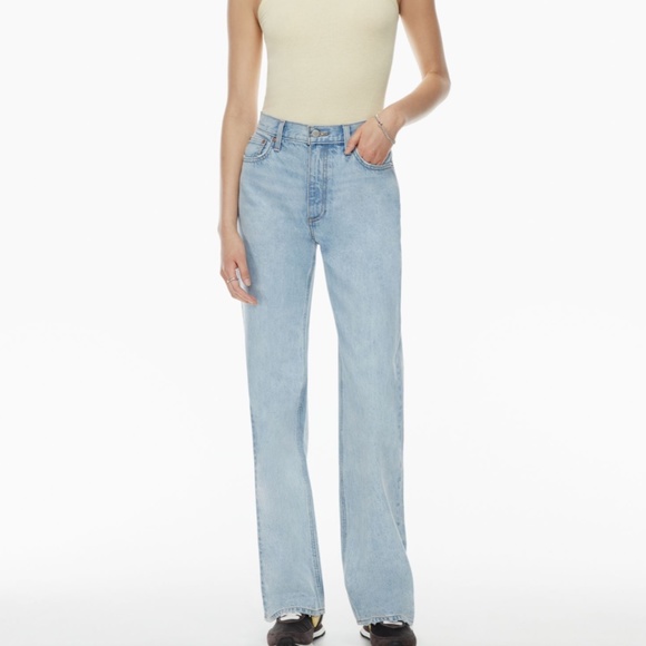 Denim Forum Denim - Denim Forum The Marianne Mid Rise Loose Flare 32 L, Size 25